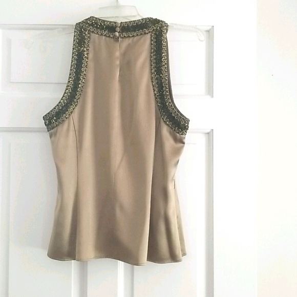 COPY - Lafayette 148 NY Beaded Tank size 4. 100% silk - Picture 2 of 14